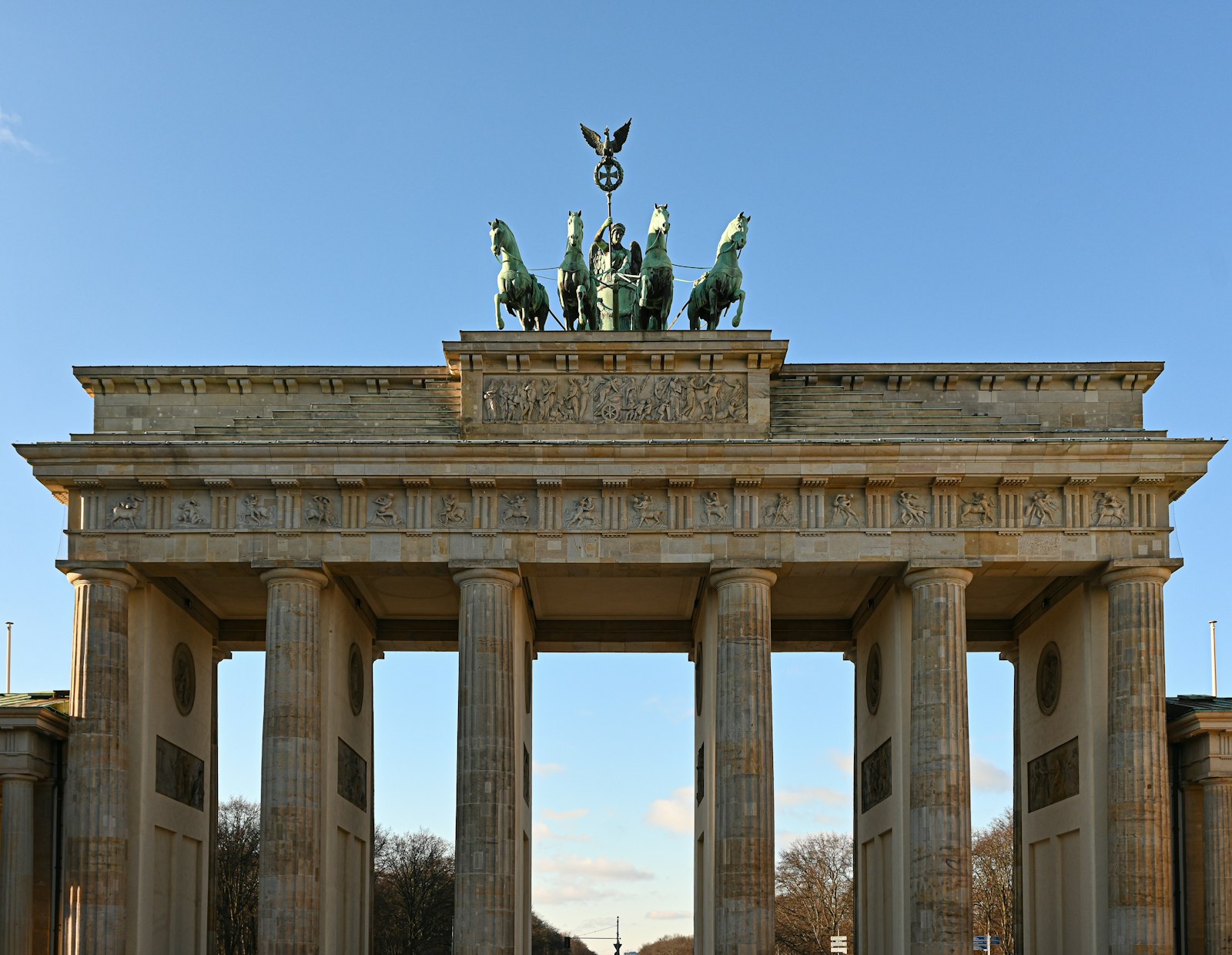 Modernes öffentliches Gebäude in Berlin